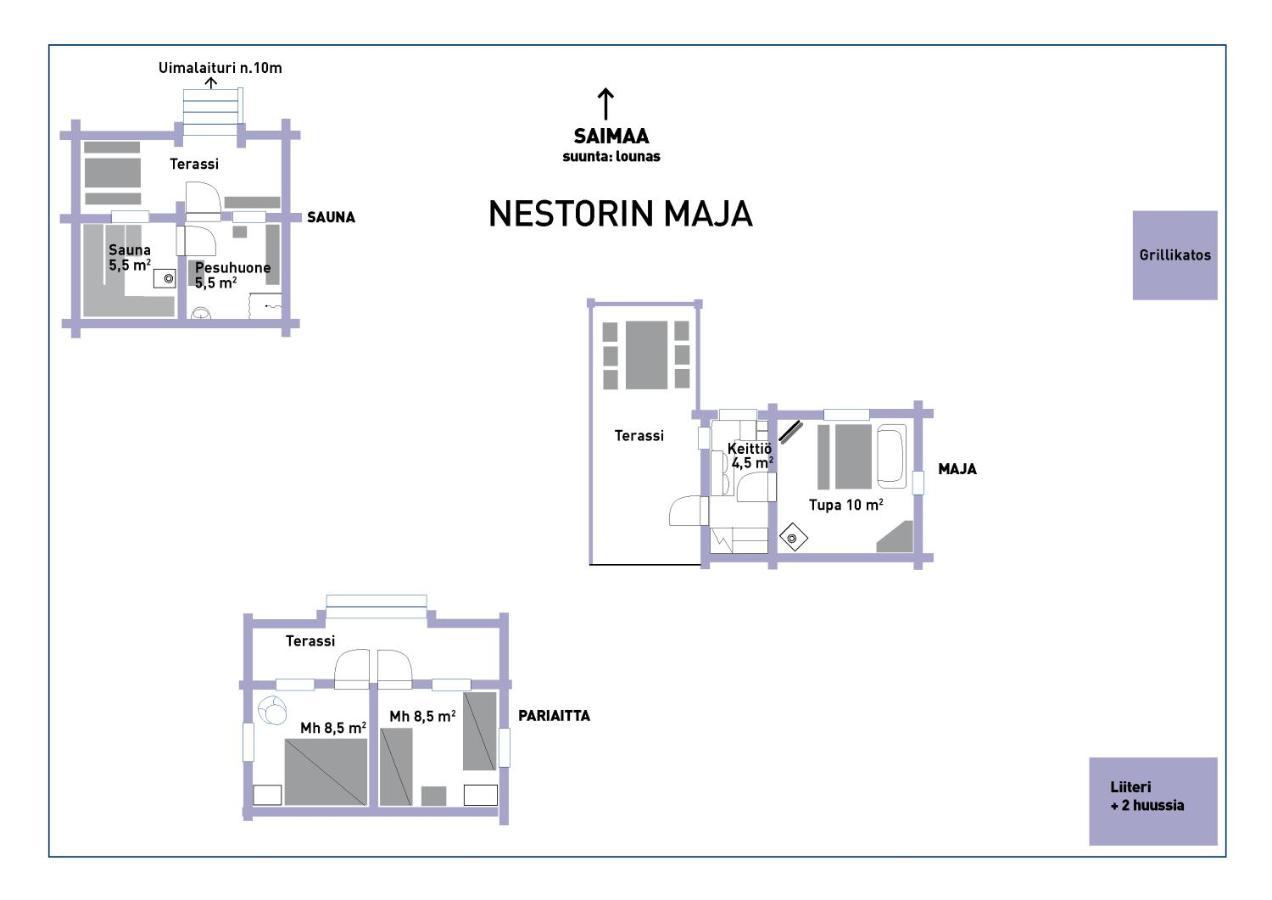 Nestorin Maja Villa Puumala Exterior foto